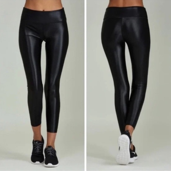 Noli liquid black high gloss leggings size XS - Picture 1 of 5